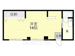 野々上マンション【1階】の間取り