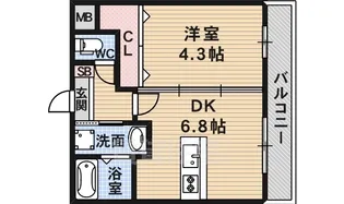 ステラウッド島泉2【2階】の間取り