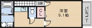 エクレール琴浦通り【1階】の間取り