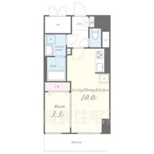 セイワパレス丸の内駅前【9階】の間取り