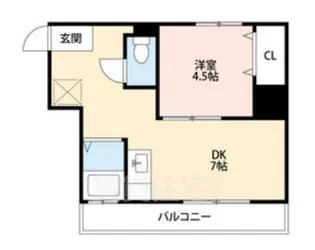 名信ビル【2階】の間取り