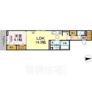 ciel太閤通【1階】の間取り