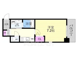 エストゥルース京都【4階】の間取り