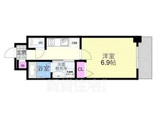 エストゥルース京都【5階】の間取り