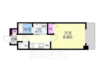 エストゥルース京都【3階】の間取り
