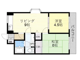 すずらんハイツ【3階】の間取り