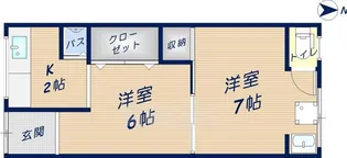 永楽荘【1階】の間取り