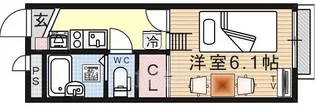 レオパレス21RACOOND5【1階】の間取り