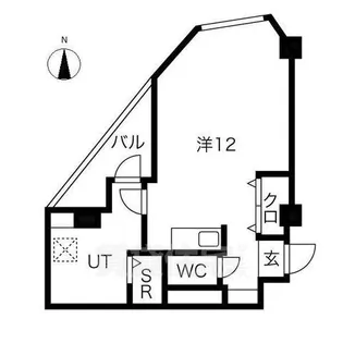 1Rの間取り画像