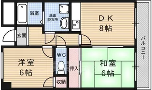 セレーノ祥豊【3階】の間取り