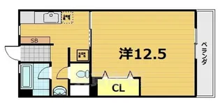 ヤマブハイツ【3階】の間取り