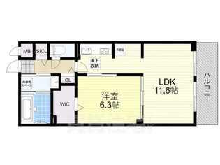 ルーチェ【1階】の間取り