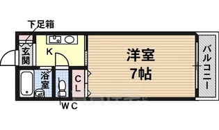 セジュールF A棟【2階】の間取り