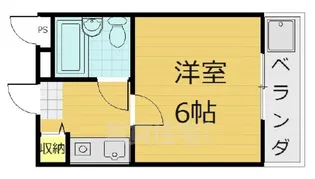 第20長栄イスズベル京都伏見【5階】の間取り