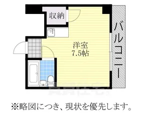 ハートイン代官町【5階】の間取り