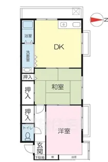西宮グリーンハイツ1【2階】の間取り
