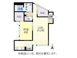 Calm cinco【1階】の間取り