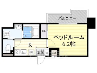 Dimus新大阪【10階】の間取り