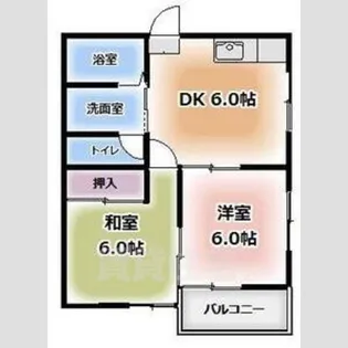 62-Oハウス【1階】の間取り