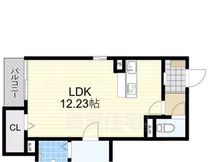 大阪府大阪狭山市池尻中1丁目【アパート】の間取り