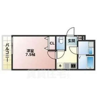 大阪府堺市西区津久野町3丁【アパート】の間取り