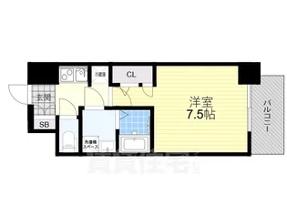 大阪府堺市西区浜寺石津町西1丁【マンション】の間取り