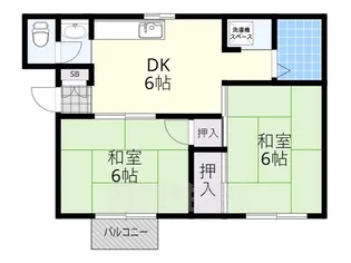 リベラルコーポ阪口【1階】の間取り