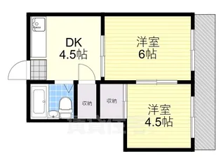 メゾン緑ヶ丘【1階】の間取り