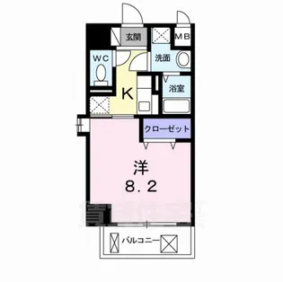 スペチアーレ 桜ヶ丘【1階】の間取り