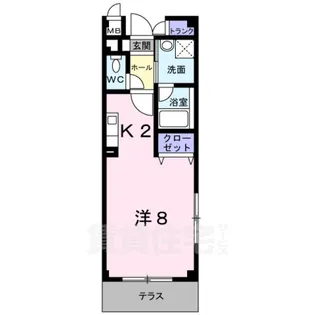 1Rの間取り画像