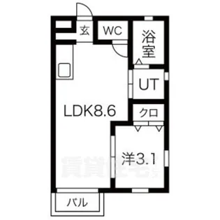 Le Gioie(レジョイエ)ささしまライブ駅【4階】の間取り