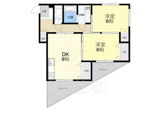 シマダコーポレーション【2階】の間取り