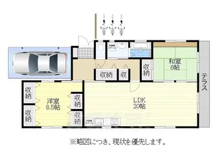 愛知県名古屋市中川区春田4丁目【一戸建】の間取り
