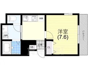 ルミエール下條【1階】の間取り