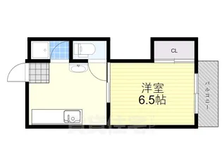 1DKの間取り画像