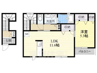 グラントワ【2階】の間取り