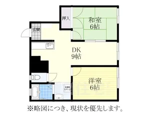 鶴舞愛誠ビル【6B号室】の間取り