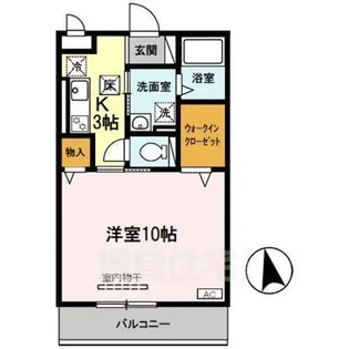 アランコート【1階】の間取り