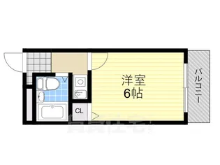 ハイエスト住吉【3階】の間取り