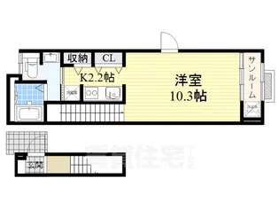 BELTA REGINA II【2階】の間取り