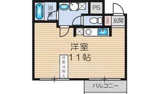 スクエアコートG【1階】の間取り