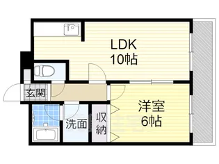 プチフルール千【3階】の間取り