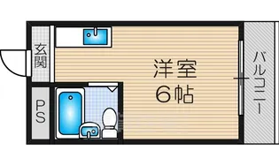 パールビル塚本【3階】の間取り