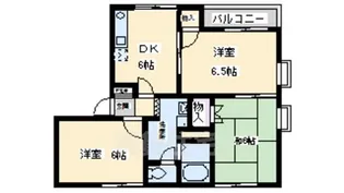 伊勢の森ハイツ【2階】の間取り