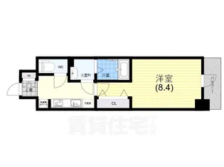 レシオス神戸クラルス【3階】の間取り