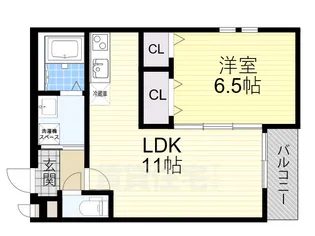 メゾンサンテヴェルデ【2階】の間取り