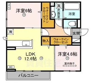 グランヴェール6【3階】の間取り