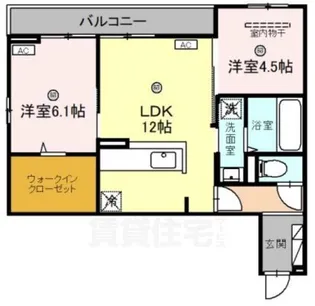 グランヴェール6【3階】の間取り
