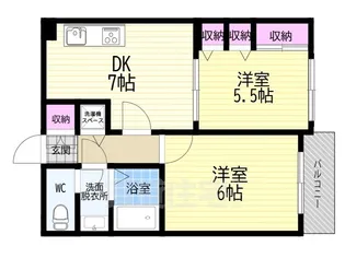 セントアミュー【2階】の間取り