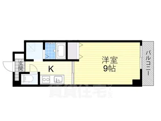 サザンクレスト堺【9階】の間取り